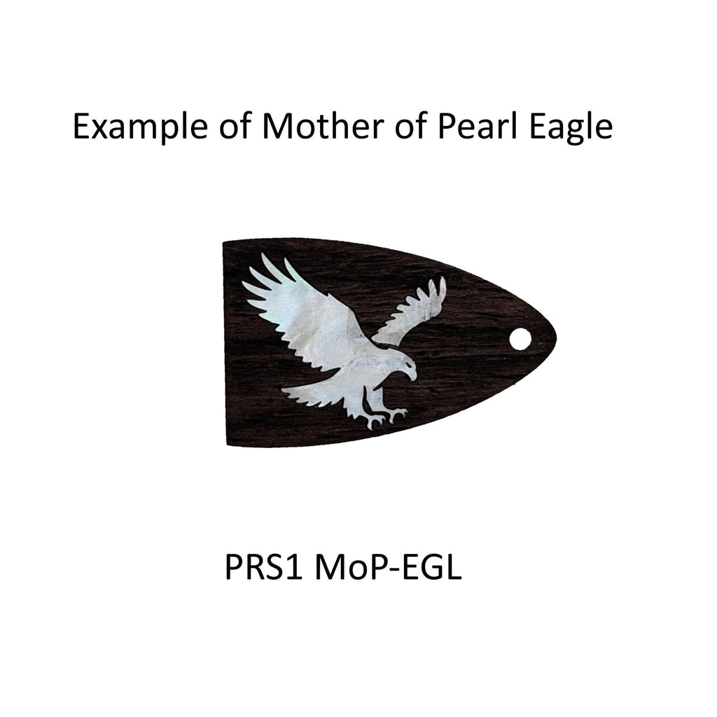 PRS Guitar Truss Rod Cover | Mother of Pearl Eagle Inlay Replacement Guitar Part