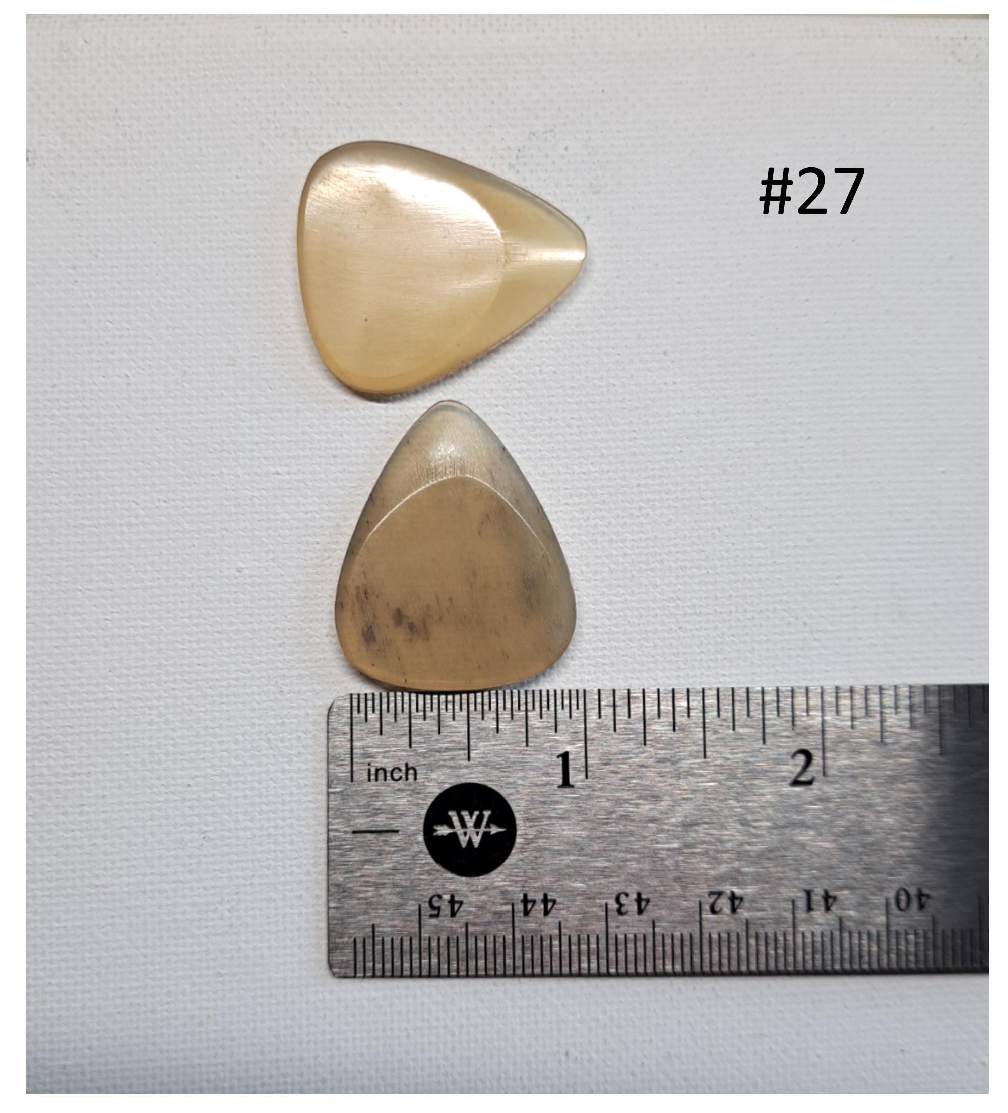 Turtle Shell Picks for Guitars and Mandolins – Highly Polished Custom Pick