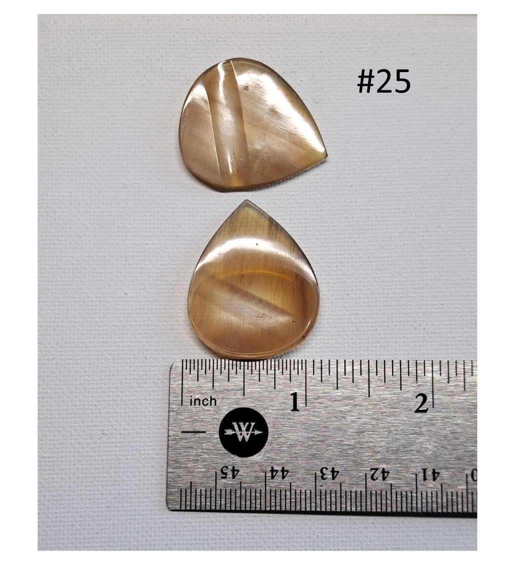 Turtle Shell Picks for Guitars and Mandolins – Highly Polished Custom Pick