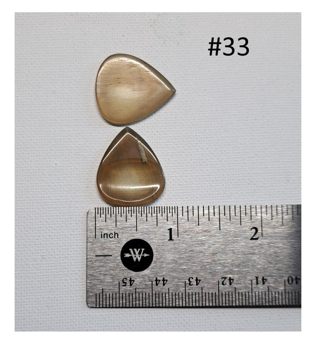 Turtle Shell Picks for Guitars and Mandolins – Highly Polished Custom Pick