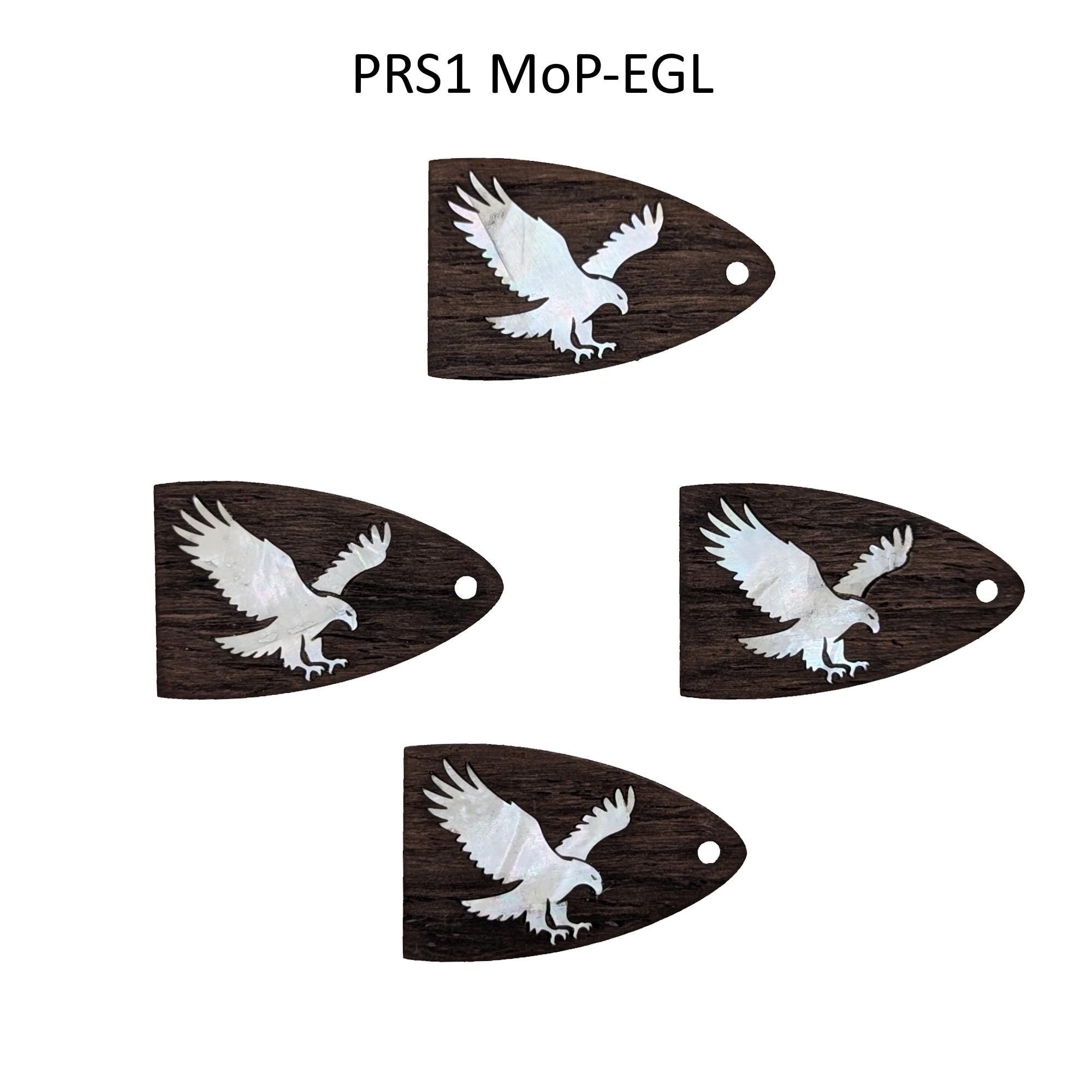 PRS Guitar Truss Rod Cover | Mother of Pearl Eagle Inlay Replacement Guitar Part