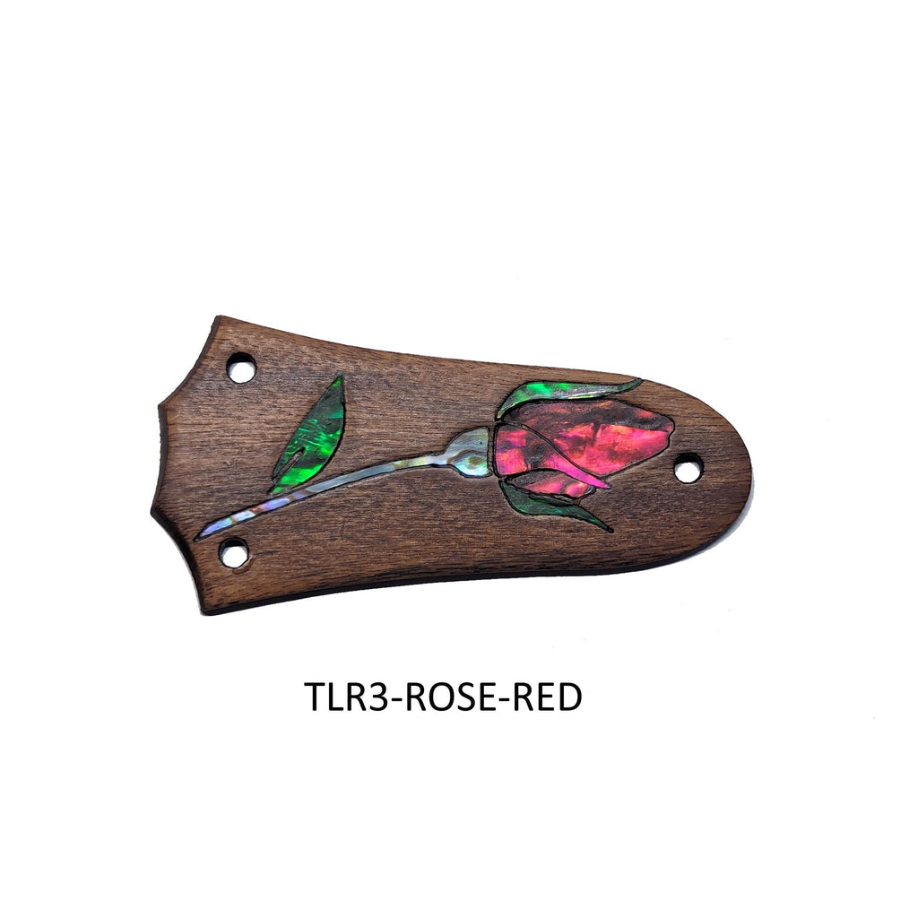 Handcrafted Truss Rod Cover Fits Taylor Guitars | Custom Rose or Orchid Inlay
