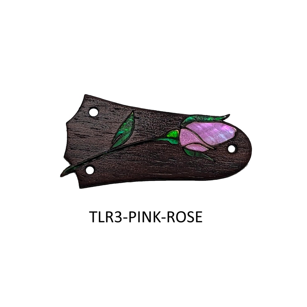Handcrafted Truss Rod Cover Fits Taylor Guitars | Custom Rose or Orchid Inlay
