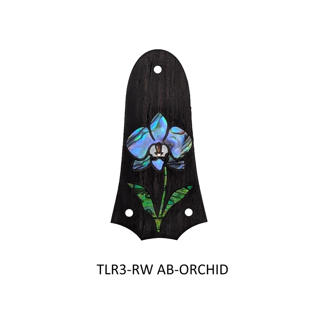 Handcrafted Truss Rod Cover Fits Taylor Guitars | Custom Rose or Orchid Inlay