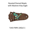 Taylor Guitars Eagle Inlay Truss Rod Cover | Rosewood~Ebony~Flamed Roasted Maple