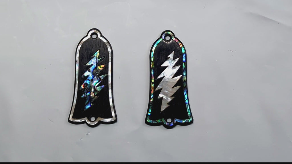 Ebony Truss Rod Cover Bolt Design Fits LP, ES, SG, Firebird, J-45, SJ, Dove Guitars